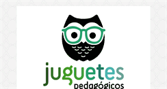 Desktop Screenshot of juguetespedagogicos.com